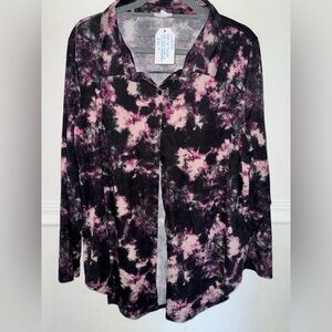 LULAROE (LLR-LS0010) SIZE XL BUTTON DOWN COLLAR TOP